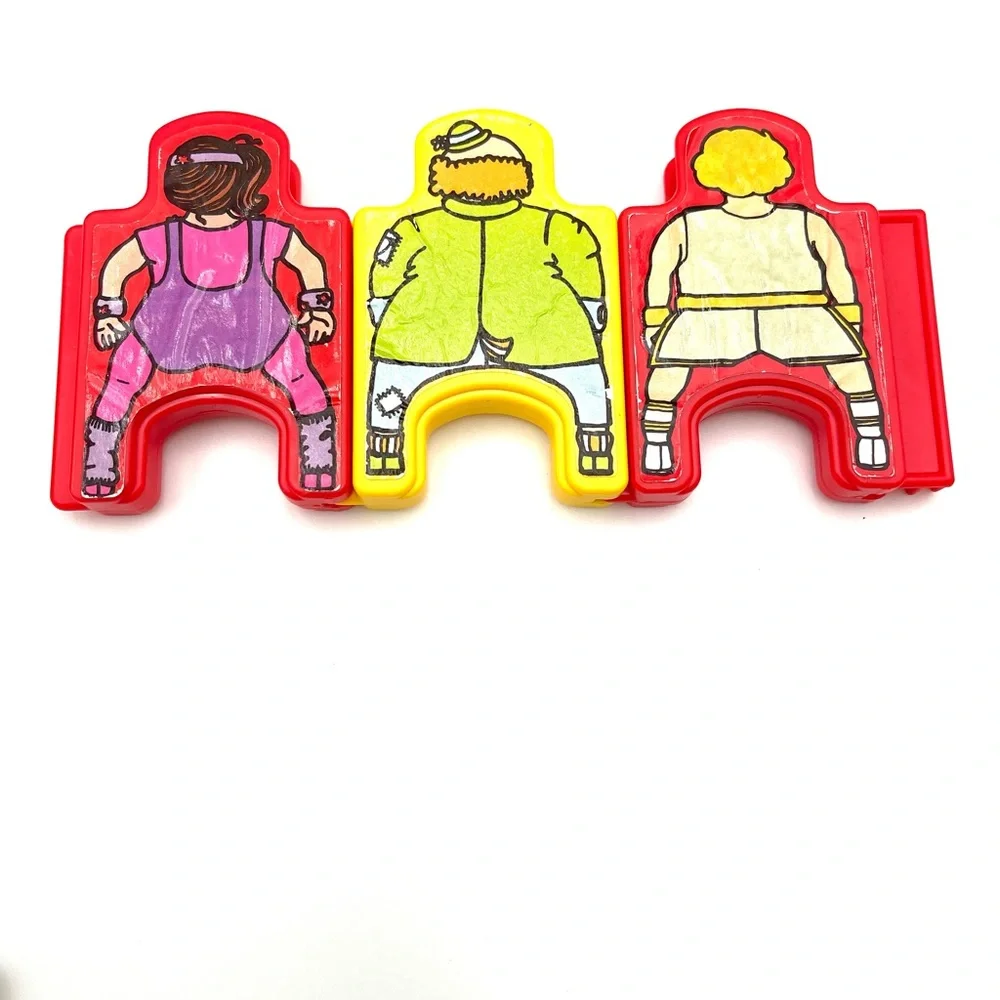 Vintage 1985 Scrabble People Building Play Set Fun On Wheels Game